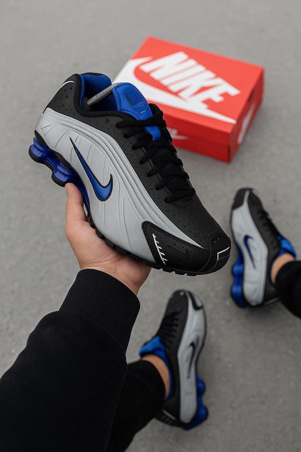 Nike Shox Ride 2 “Black/Metallic Silver-Blue”