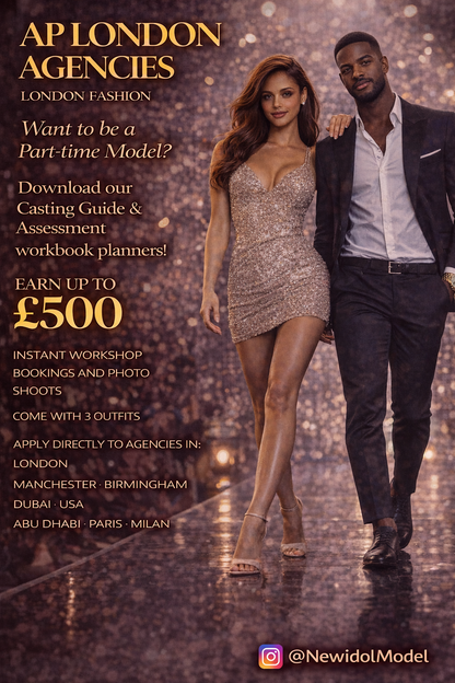Fashion Modelling Workbook & Planner – Career Launch Guide. Download and Apply. (Digital Download)