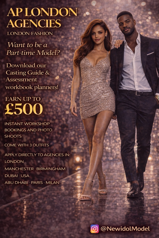 Fashion Modelling Workbook & Planner – Career Launch Guide. Download and Apply. (Digital Download)