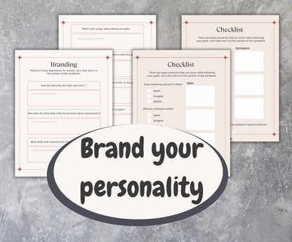 Editorial Modelling Workbook & Creative Direction Planner. Download and Apply. (Digital Download)