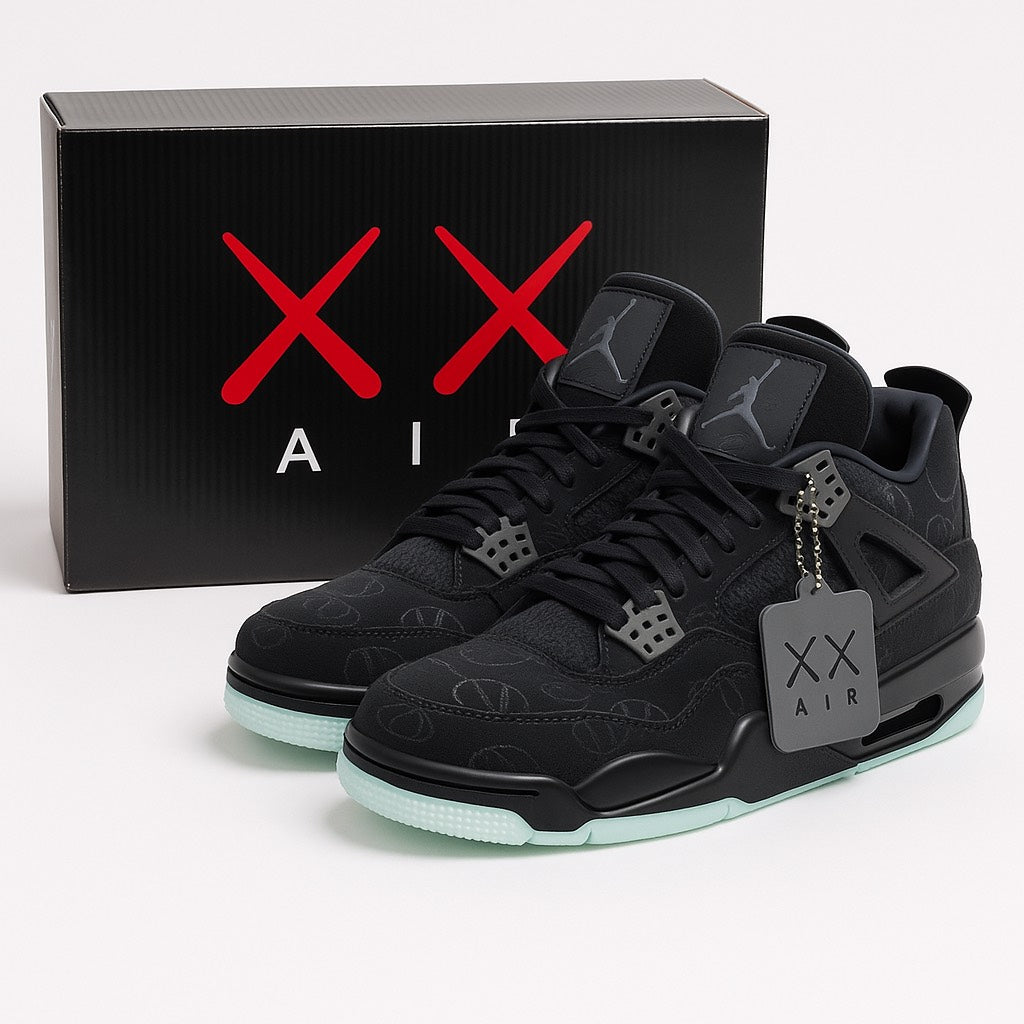 AirJordan4RetroKAWSBlackGlow2