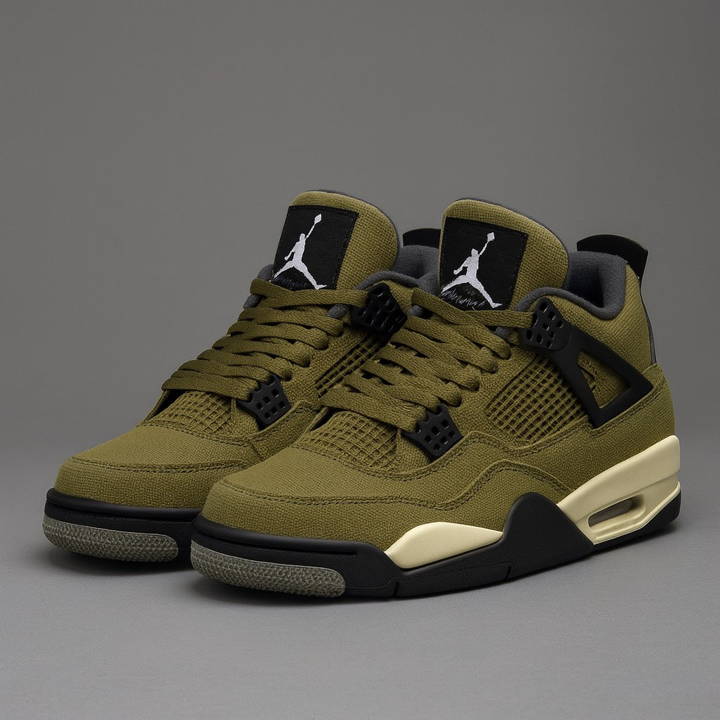 AirJordan4RetroOliveCanvas2