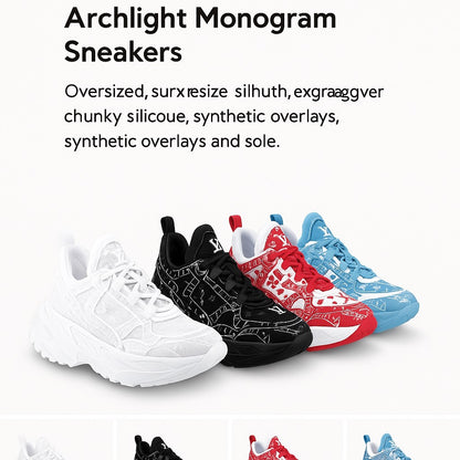 Louis Vuitton Archlight 2.0 Monogram Sneaker Pack – White, Black, Red & Blue