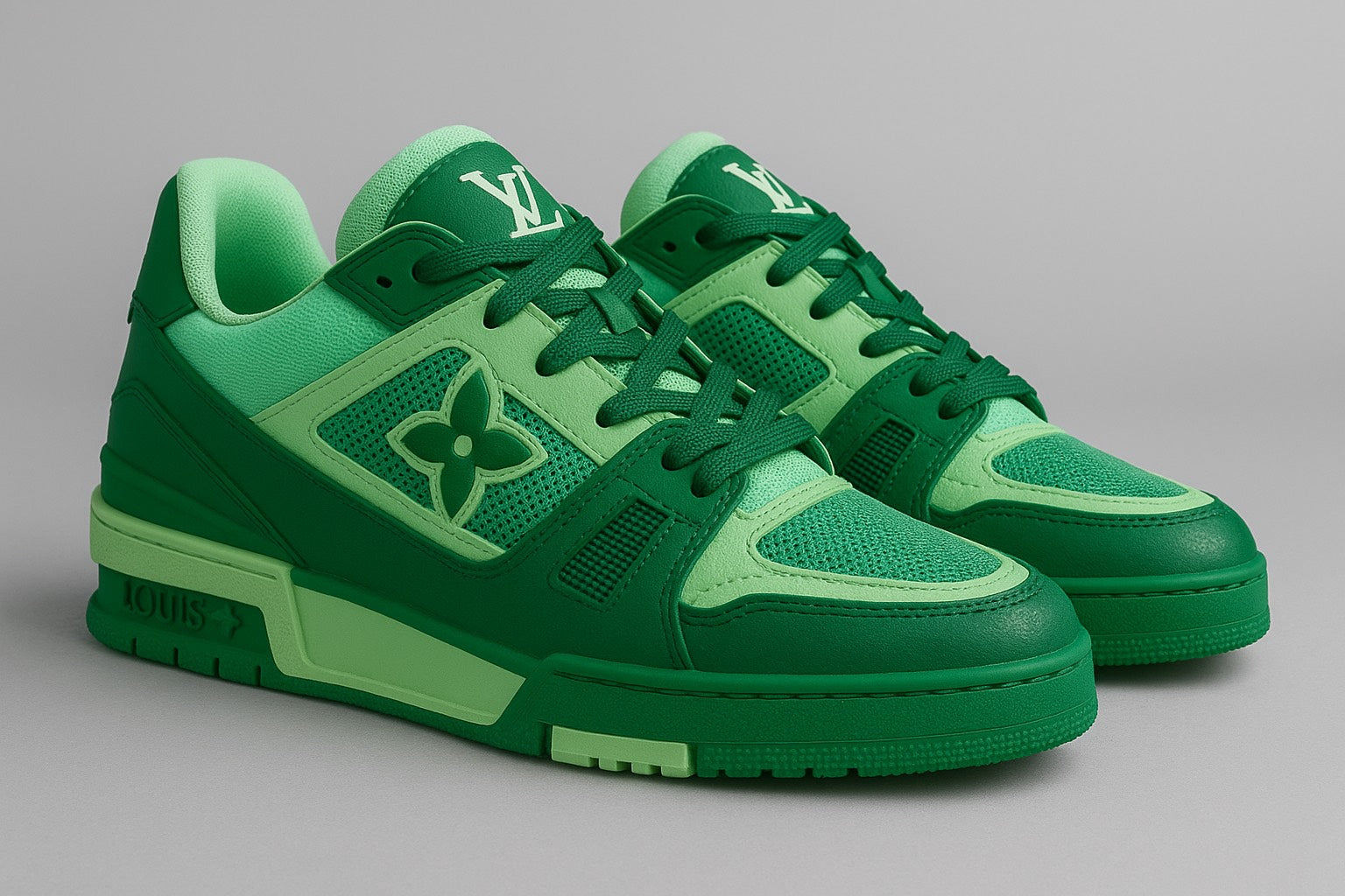 LouisVuittonLVTrainerLow_EmeraldGreenEdition