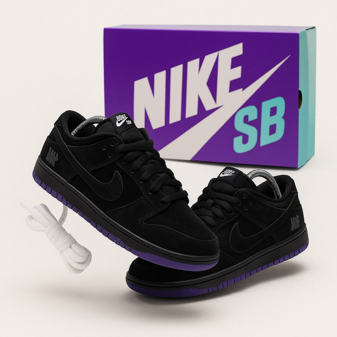 Nike SB Dunk Low x Undefeated “5 On It – Black Purple”