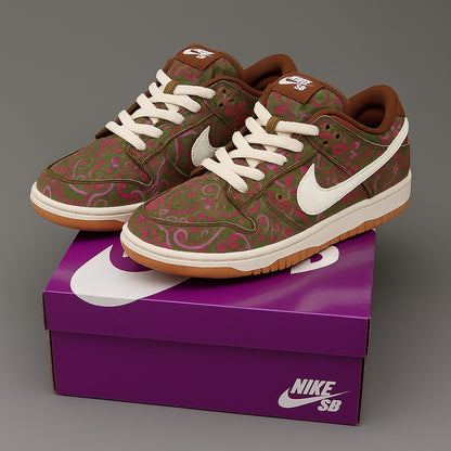 Nike SB Dunk Low “Paisley Pattern Edition” – Multicolor/White-Gum