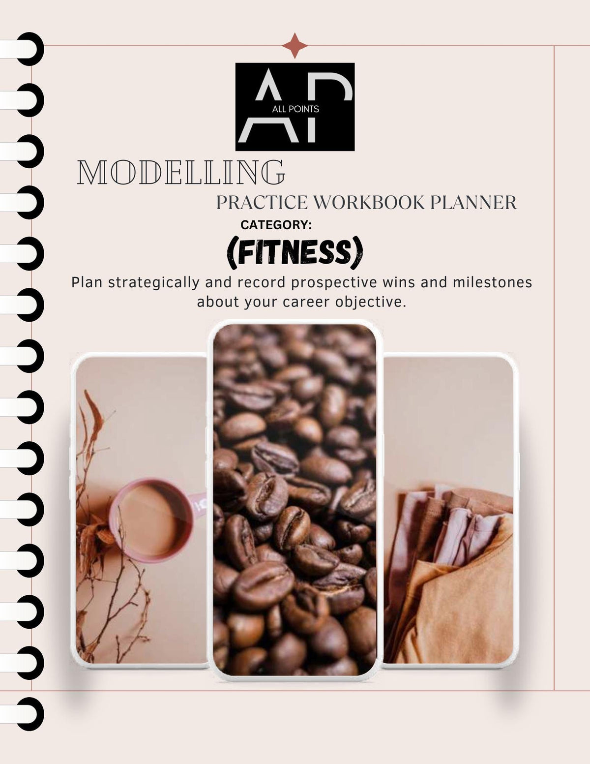 Fitness Modelling Workbook & Planner – UK, US, Abu Dhabi Gigs. Download and Apply. (Digital Download)