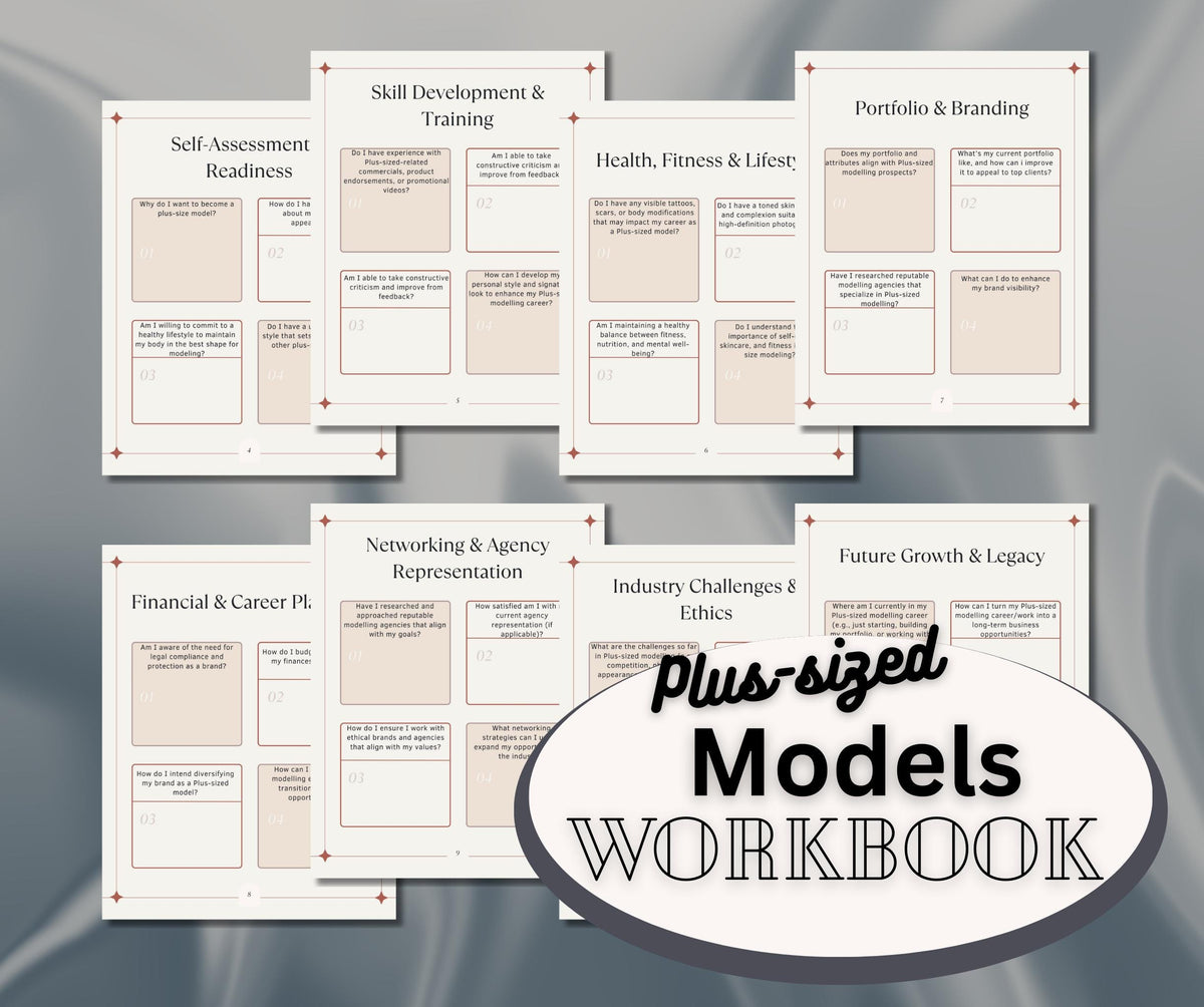 AP Plus-sized Modelling Workbook - Download, Apply and land commercial Gigs UK, US, Abu Dhabi