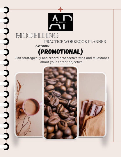 Promotional Modelling Workbook & Planner – Download, Apply and Land Gigs UK, US (Digital Download)