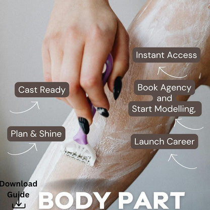 Body Part Modelling Workbook – Portfolio Planner for Commercial Gigs. Download and Apply. (Digital Download)