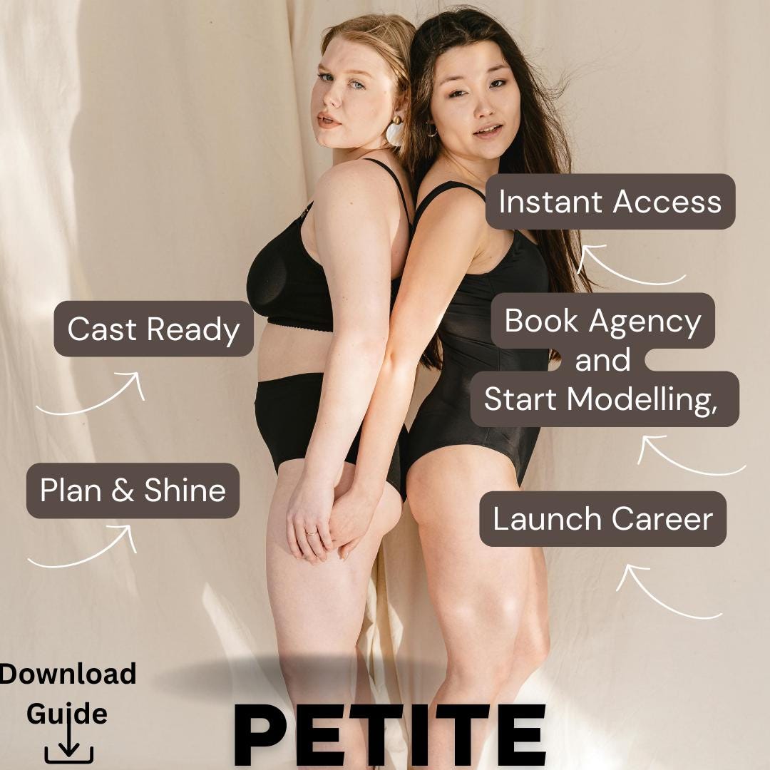 Petite Modelling Workbook & Planner – Career Guide. Download and Apply. (Digital Download)