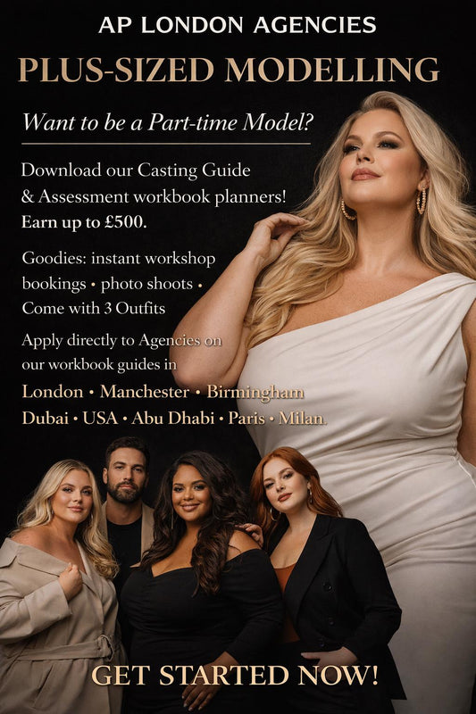 AP Plus-sized Modelling Workbook - Download, Apply and land commercial Gigs UK, US, Abu Dhabi