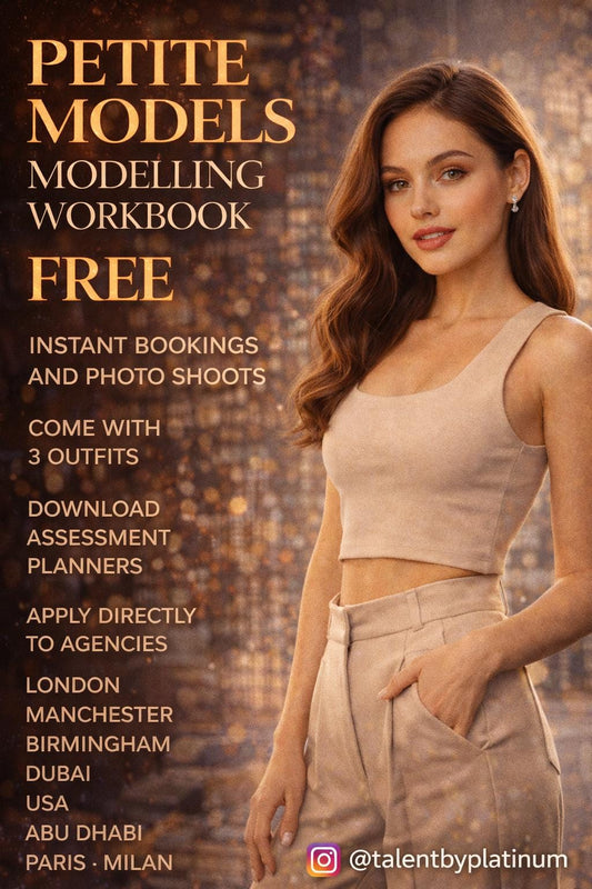 Petite Modelling Workbook & Planner – Career Guide. Download and Apply. (Digital Download)