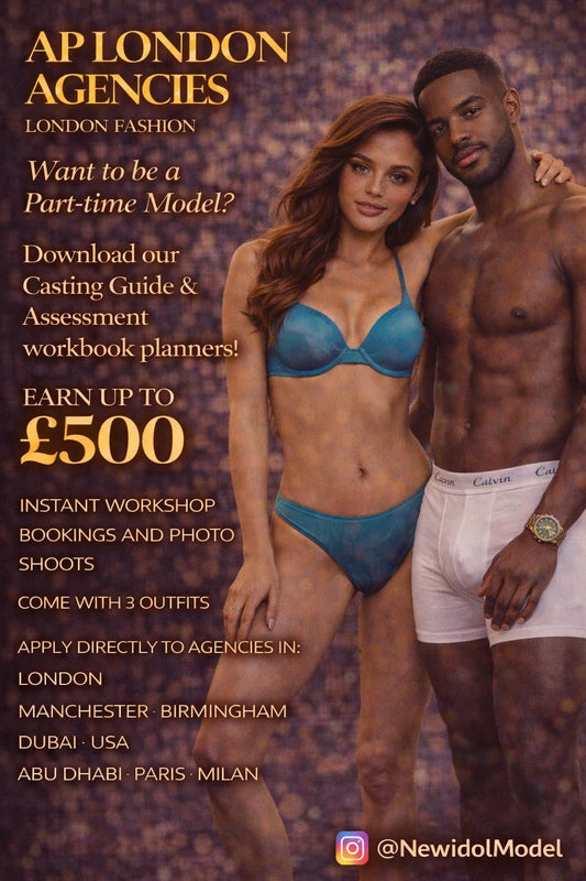 Swimsuit & Underwear Modelling Workbook – Career Planner, Posing Guide. Download and Apply. (Digital Download)